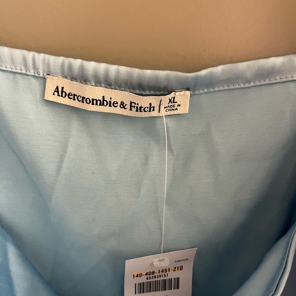 Light Blue Satin Top - Picture 2 of 7